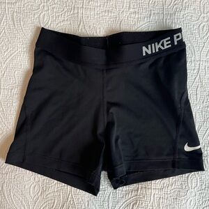 Black Nike Pro shorts